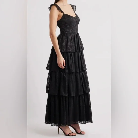 Lulus Nordstrom Magnolia Tiered Organza Gown - Picture 3 of 8